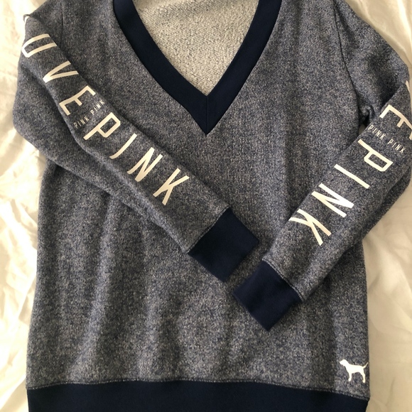 VS PINK V-Neck Pullover - Picture 1 of 3